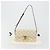 Céline Borsa a Spalla CELINE Triomphe in Pelle Bianco Oro Auth BA13935M D'oro - vista 12