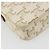 Céline Borsa a Spalla CELINE Triomphe in Pelle Bianco Oro Auth BA13935M D'oro - vista 18