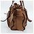 Borsa Tote in Pelle Miu Miu Marrone Auth 187989V - vista 3