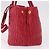 Borsa a mano Miu Miu Matelasse in pelle 2way Rosso Oro Auth BA13893V D'oro - vista 3