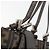 FENDI Zucca Canvas Mamma Baguette Tote Bag Marrone Nero Aut 190385 - vista 10