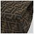 FENDI Zucca Canvas Mamma Baguette Tote Bag Marrone Nero Aut 190385 - vista 15