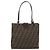 FENDI Zucca Canvas Mamma Baguette Tote Bag Marrone Nero Aut 190385 - vista 2
