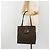 FENDI Zucca Canvas Mamma Baguette Tote Bag Marrone Nero Aut 190385 - vista 25