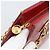 Borsa a Spalla MCM in Pelle Rossa e Oro Auth ar14008 Rosso D'oro - vista 15