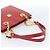 Borsa a Spalla MCM in Pelle Rossa e Oro Auth ar14008 Rosso D'oro - vista 7