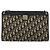 Borsa a tracolla Christian Dior Trotter Canvas Navy Gold Auth BA13956 D'oro Blu navy - vista 2