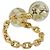 Anello LOUIS VUITTON Bergvale Inclusion Fawn in metallo Oro M65539 LV Auth BA13861V - vista 3