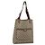 Borsa Tote GUCCI GG Supreme Web Sherry Line PVC Beige Oro Auth ar13997 D'oro