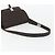 Borsa a Spalla Miu Miu Jersey di Cotone Marrone Argento Auth 191297A - vista 7