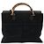 Borsa GUCCI Bamboo scamosciata 2way Nero Oro 002 2855 Auth ka5206 D'oro - vista 13