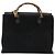 Borsa GUCCI Bamboo scamosciata 2way Nero Oro 002 2855 Auth ka5206 D'oro - vista 2