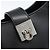 Borsa a mano Salvatore Ferragamo Gancini in pelle nera argento ka5126A - vista 17