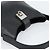 Borsa a mano Salvatore Ferragamo Gancini in pelle nera argento ka5126A - vista 6