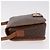 Céline Borsa a tracolla CELINE Macadam PVC Pelle Marrone Oro Auth 191021 D'oro - vista 4