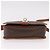 Céline Borsa a tracolla CELINE Macadam PVC Pelle Marrone Oro Auth 191021 D'oro - vista 5