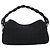 Borsa Salvatore Ferragamo Gancini in Cotone Nero Argento Auth BA13932A - vista 2