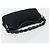 Borsa Salvatore Ferragamo Gancini in Cotone Nero Argento Auth BA13932A - vista 7