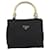 Borsa PRADA Nylon Nero Oro Auth ar14012 D'oro - vista 13