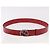 GUCCI Interlocking G Gürtel Leder 43.7" Rot Silber 546389 Auth BA13818V - Ansicht 10