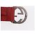 GUCCI Interlocking G Gürtel Leder 43.7" Rot Silber 546389 Auth BA13818V - Ansicht 6
