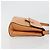 Céline Borsa a Spalla CELINE Circle in Pelle Arancione Oro Auth 190471A D'oro - vista 3