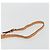 Céline Borsa a Spalla CELINE Circle in Pelle Arancione Oro Auth 190471A D'oro - vista 8