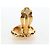 Brincos CHANEL COCO Mark em metal dourado CC Auth 190722M - vista 11