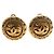 Brincos CHANEL COCO Mark em metal dourado CC Auth 190722M - vista 2