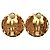 Brincos CHANEL COCO Mark em metal dourado CC Auth 190722M - vista 3