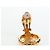 Brincos CHANEL COCO Mark em metal dourado CC Auth 190722M - vista 9