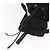 Zaino PRADA Nylon Nero Argento Auth 188443 - vista 21