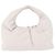 Borsa a Spalla BOTTEGA VENETA in Pelle Bianco Argento Auth BA13763M - vista 13