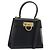 Bolso Salvatore Ferragamo Gancini de Cuero 2way Negro Oro Auth 190688 Dorado