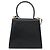 Bolso Salvatore Ferragamo Gancini de Cuero 2way Negro Oro Auth 190688 Dorado - vista 2