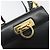 Bolso Salvatore Ferragamo Gancini de Cuero 2way Negro Oro Auth 190688 Dorado - vista 20