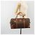 Céline CELINE Boston Tasche Macadam Canvas PVC Leder Braun Gold Auth ep14989A Golden - Ansicht 23