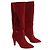 Botas altas de ante rojo Jerome Dreyfuss Roja - vista 3