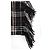 Sciarpa Burberry in lana nera Nero - vista 2
