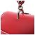 Borsa a 2 vie Be Dior in pelle piccola, rosso Blu - vista 6