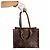 Louis Vuitton Borsa a tracolla Onthego MM Canvas Monogram Giant
Monogram Reverse Marrone - vista 6