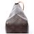 Borsa a tracolla Louis Vuitton Looping GM in tela Monogram marrone M51145 Beige - vista 13