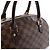 Borsa Louis Vuitton Ribera MM Damier Ebene Marrone N41434 Rosso - vista 11