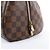 Borsa Louis Vuitton Ribera MM Damier Ebene Marrone N41434 Rosso - vista 3