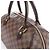 Borsa Louis Vuitton Ribera MM Damier Ebene Marrone N41434 Rosso - vista 5
