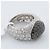 Anello De Grisogono Black Diamond Heart, Misura 51 Bianco - vista 11