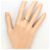 Autre Marque 18K Gelbgold und Platin Diamant Ring Golden - Ansicht 6