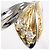 Autre Marque Elegenter 18K Gelbgold- und Platin-Ring Golden - Ansicht 2