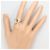 Autre Marque Elegenter 18K Gelbgold- und Platin-Ring Golden - Ansicht 7