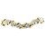 Autre Marque 18K Gelbgold- und Platin-Ring mit Diamant Golden